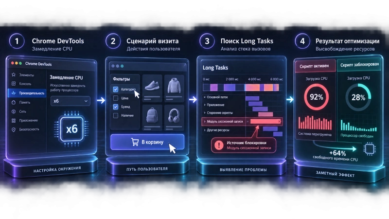 Диагностика узких мест: как выявить задержки в DevTools
