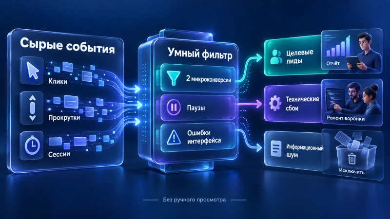 Сегментация аудитории на основе журнала значимых событий