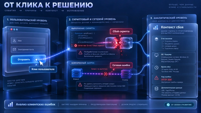 Технический контекст: скрытые сбои клиентской части