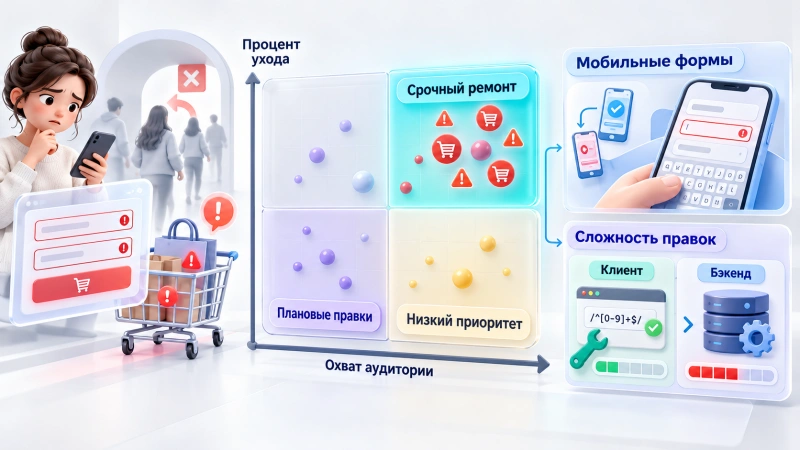 Приоритизация исправлений: как связать UX и бизнес-результат