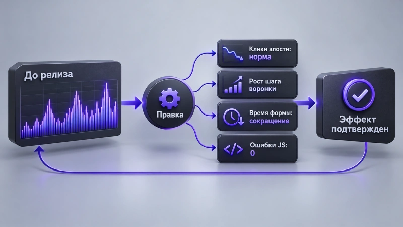 Контроль результатов: как измерить эффект после релиза исправлений