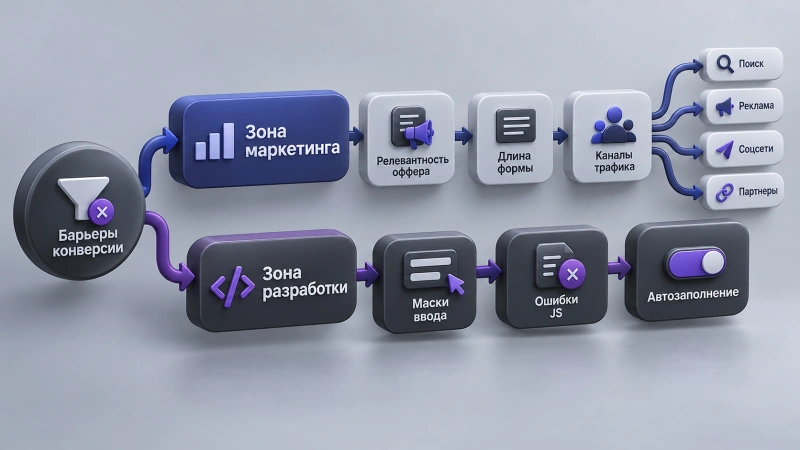 Разделение зон ответственности: что проверять маркетингу и разработке