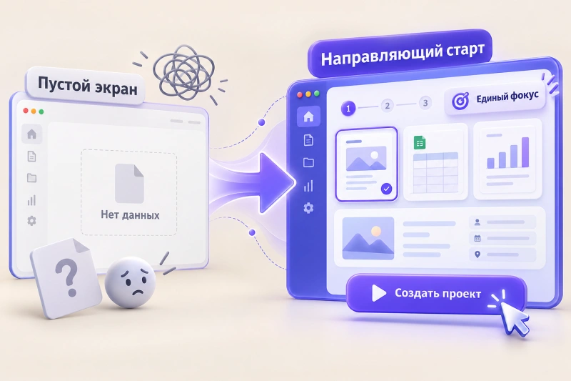 Интерфейсные решения: как направить пользователя к первому результату