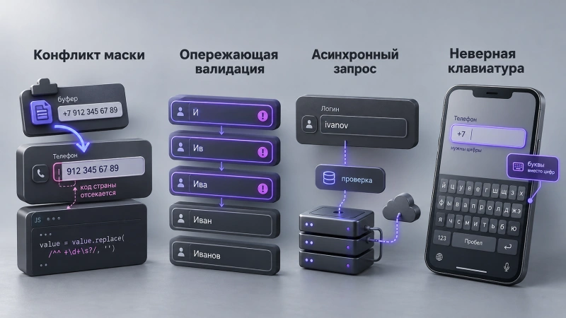 Технические и архитектурные причины медленного ввода